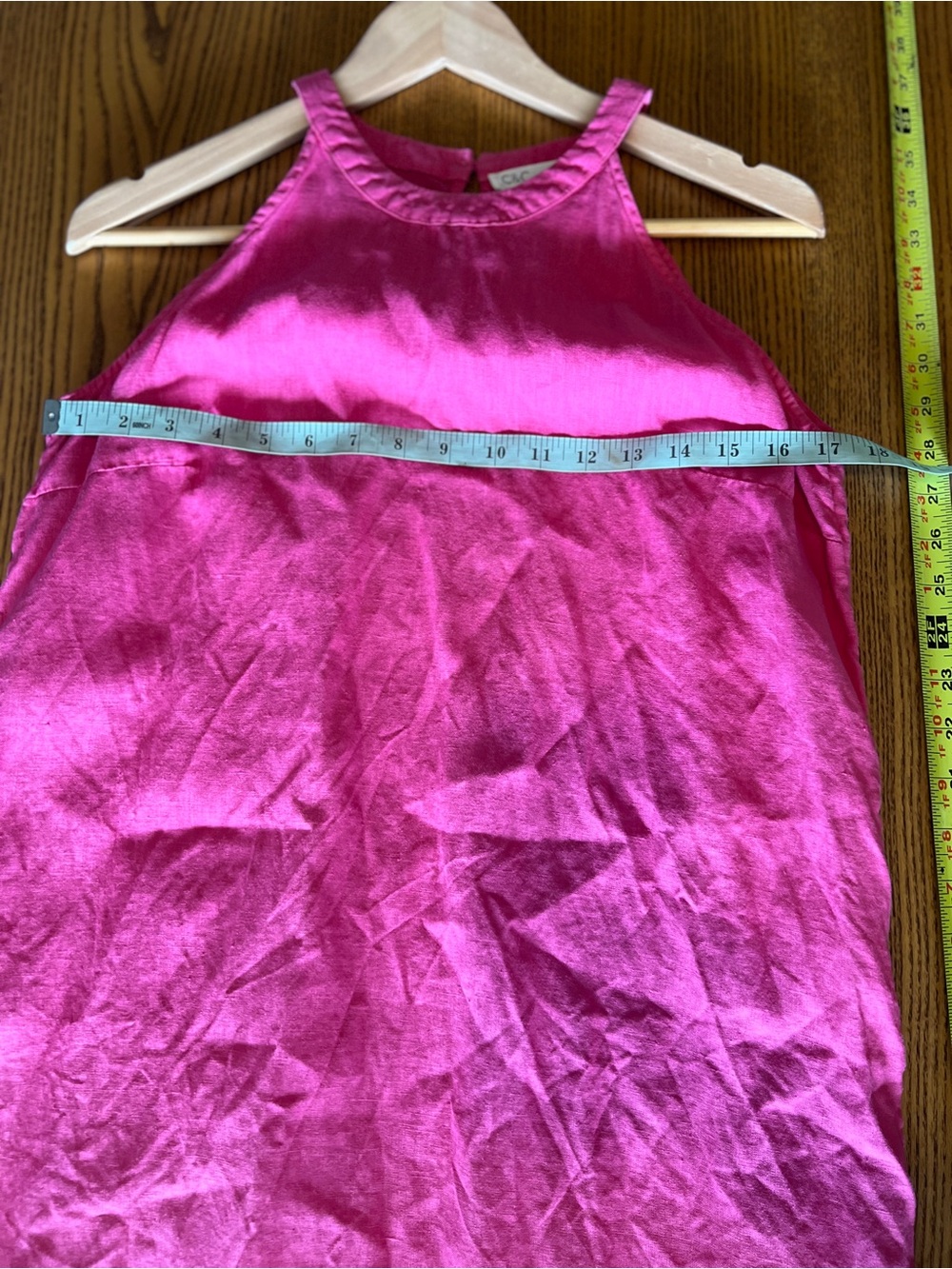 C&C California 100% Linen Pink Dress - Picture 2 of 7